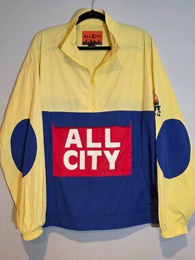 All City by Just Don Colorblock Anorak Windbreaker Jacket | Size L